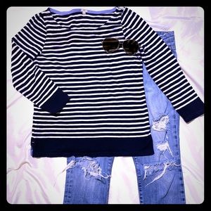 J Crew Tee Mid Sleeve Tee